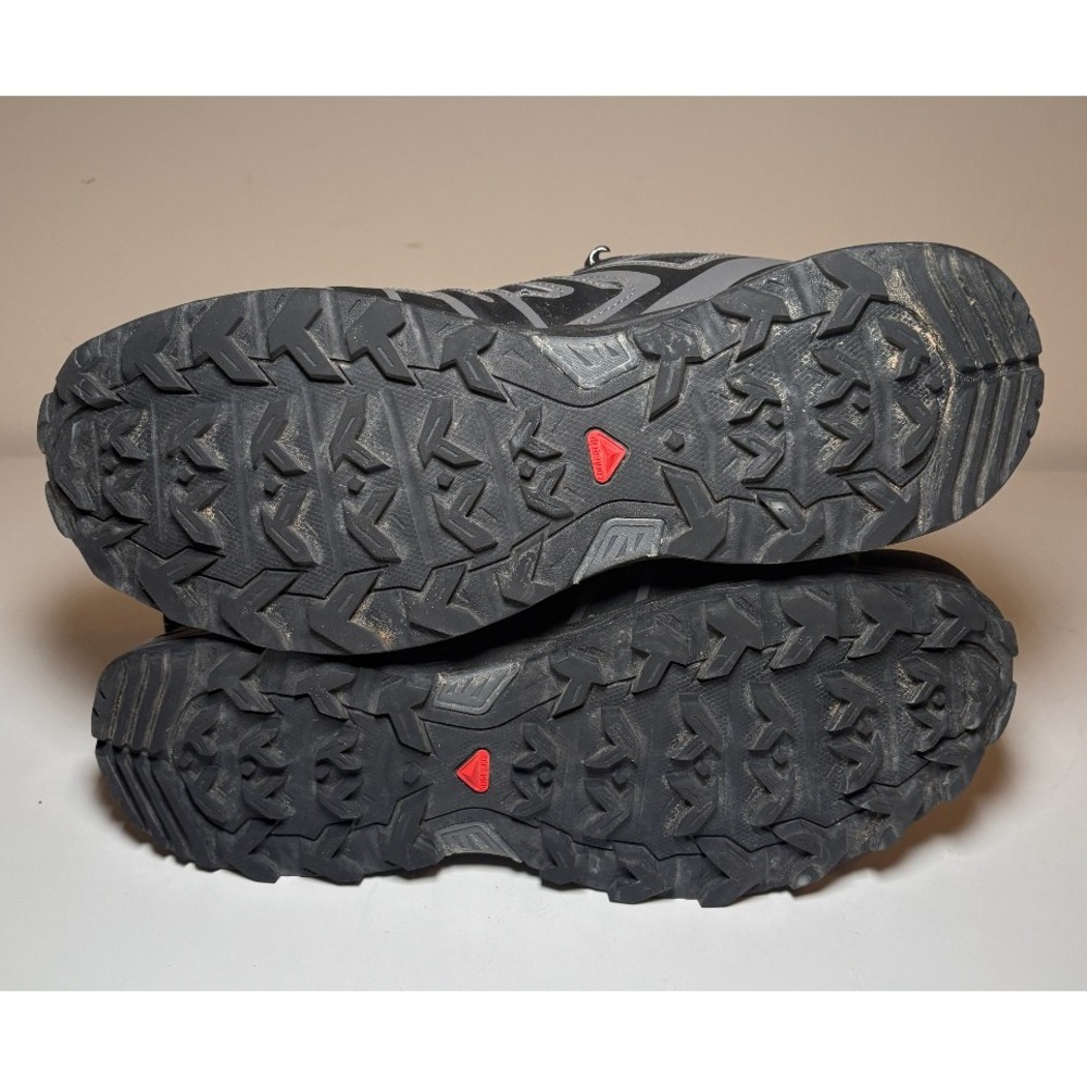 Salomon Men's X Ultra Pioneer Mid Waterproof Hiking Shoes | Gray/Black | Size 12 - Picture 2 of 11